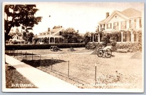 K46/ Vancouver Washington RPPC Postcard c1920s General Home Cannons 198