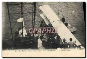 Old Postcard Aviation Hydroaeroplane A Neighbor aboard the Lightning L & # 39...