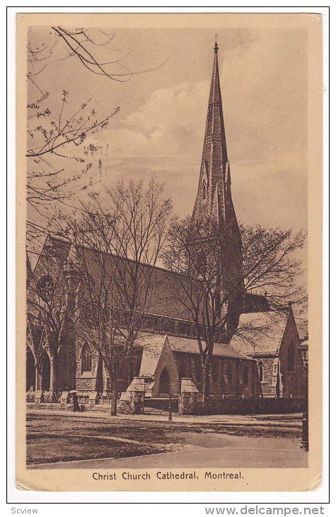 Christ Church Cathedral, Montreal, Quebec, Canada, PU-1912