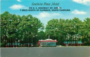 SC, Florence, South Carolina, Southern Pines Motel, Vernon Company No. 40,108F