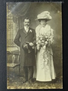 SHILPLEY Church Lane BOB & MAY THOMPSON (Sisson) at HOPE WELL HOUSE c1905 RP PC