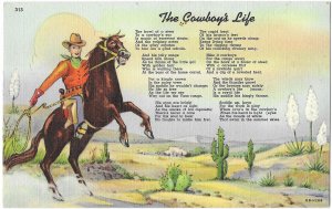 The Cowboy's Life Poem The Brawl of a Steer to a Cowboy's Ear is Music