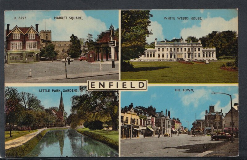 Middlesex Postcard - Views of Enfield T5163