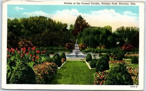 M-107888 Portion of Formal Garden Harmon Park Kearney Nebraska USA