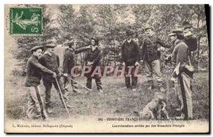 Old Postcard Frontiere Franco Swiss Customs Customs Customs and smugglers arr...
