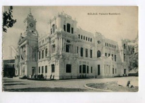 299792 SPAIN MALAGA Palacio Municipal Vintage postcard