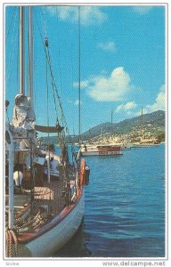 Sailboats, Quiet Harbor, St. Thomas, U.S. Virgin Islands, 40-60s