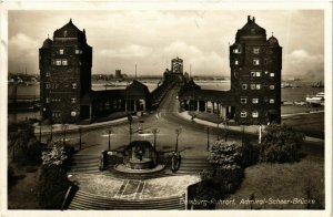 CPA AK Duisburg- Ruhrort- Admiral Scheer Brucke GERMANY (901147)