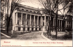 Canada Montreal Convent of the Holy Name of Mary Hochelaga Vintage Postcard C091