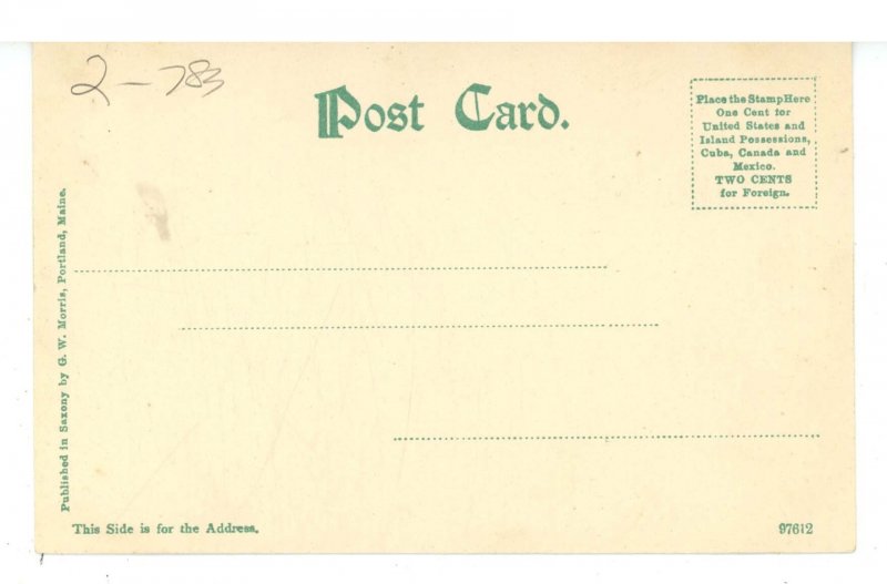 ME - Belfast. Hiramdale Falls ca 1905