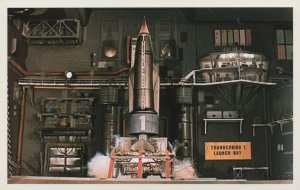 Thunderbirds 1 Aircraft in TV Show Opening Credits Postcard