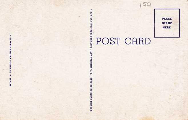 The Curtain Cascade at Watkins Glen NY, New York