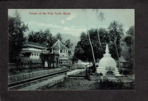 Kandy Temple of the Holy Tooth Kandy Ceylon Ceylan Postcard Sri Lanka