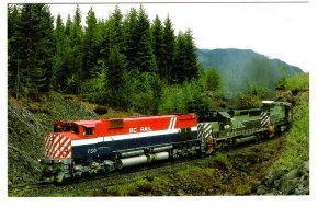 BC Rail Train, Whistler, British Columbia, 1986