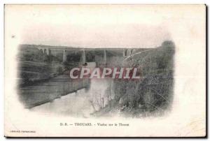 Old Postcard Viaduct Thouars The Thouet