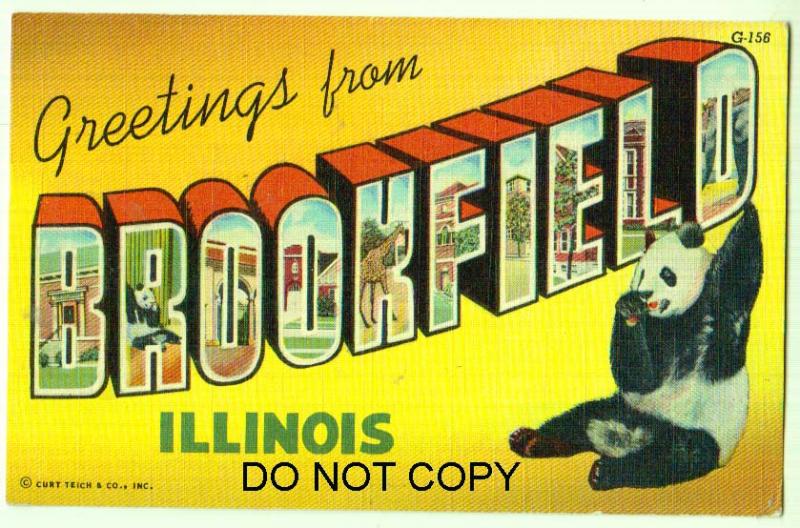 Large Letter, BROOKFIELD Ill