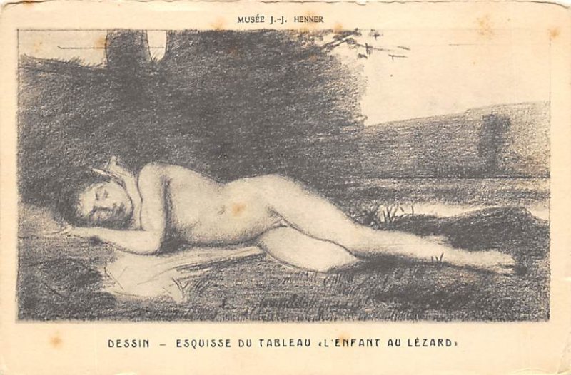 Artist JJ Henner Nude Unused 