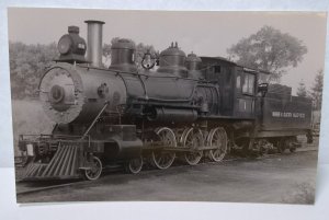 Railroad Postcard No 1 Warren And Ouachita Valley RY Locomotive Real Photo RPPC