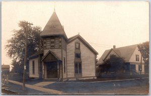 1910's Altona IL-Illinois, Presbyterian Church, Village of Altona, Postcard