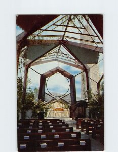 Postcard Wayfarers' Chapel, Rancho Palos Verdes, California