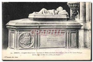 Old Postcard Dreux Chapelle Saint Louis Tomb of Mademoiselle de Montpensier