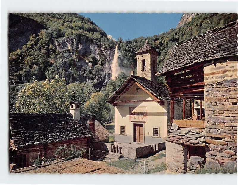 Postcard Foroglio, Valle Bavona, Cevio, Switzerland