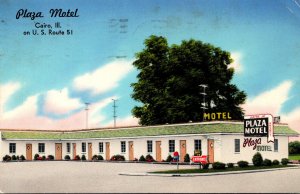 Illinois Cairo The Plaza Motel 1957