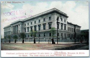 PHILADELPHIA PA US MINT KOCH BROS. ALLENTOWN ADVERTISING ANTIQUE POSTCARD