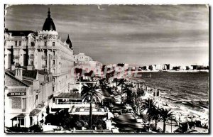 Old Postcard Cannes Promenade de la Croisette and the Great Hotels