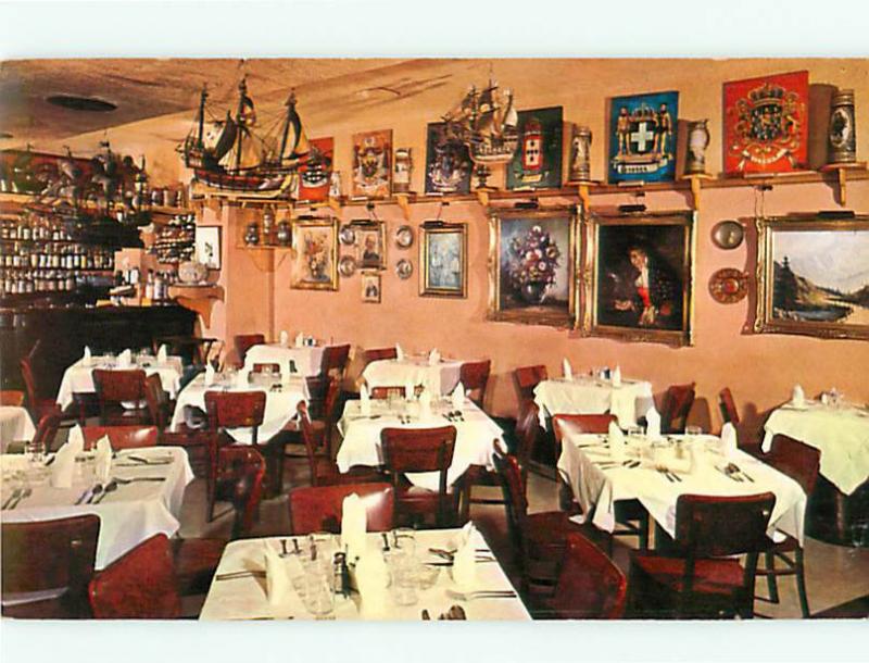 Washington DC Gemuetlichkeit Old Europe Restaurant Rathskeller Postcard # 5585