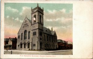 Postcard NJ Camden First Methodist Episcopal Church Litho-Chrome C.1905 M37