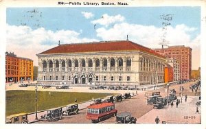 Public Library in Boston, Massachusetts