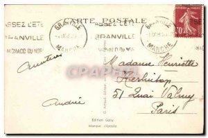 Old Postcard Granville (Manche) La Falaise