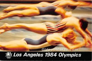 Swimming Competition, 1984 Olypics Olympic Unused 