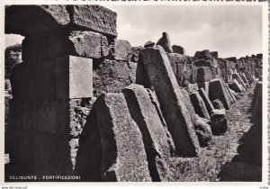 RP; SELINUNTE, Trapani, Sicilia, Italy, 1930-1940s; Fortificazioni