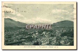 Aix les Bains - Vue Generale - Old Postcard