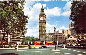 Bg32899 big ben and parliament square car   double decker bus  london   uk