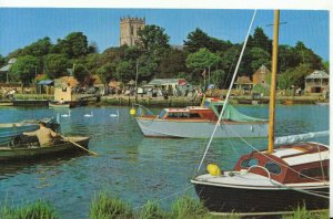 Dorset Postcard - Christchurch Across River Stour - Ref TZ3967