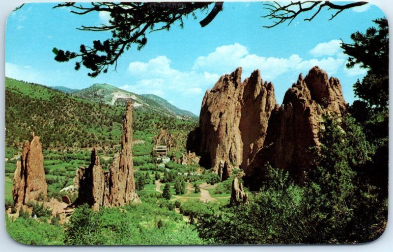 Vista of the Garden of the Gods from the south, Pikes Peak Region - Colorado