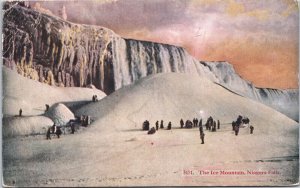 Canada The Ice Mountain Niagara Falls Vintage Postcard 05.15 