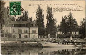 CPA JOIGNY - La Sous-Prefecture et la rive de l'YONNE (985393)