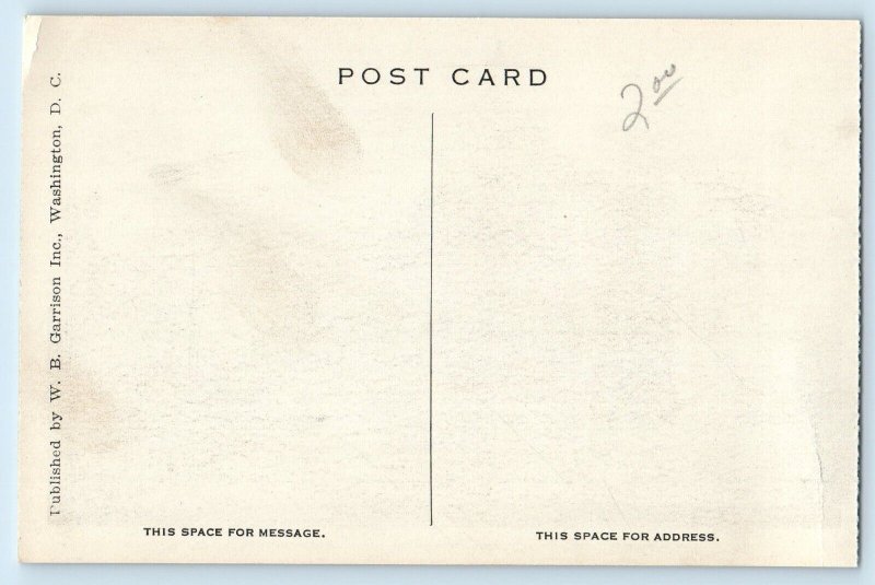 1910 Washington District of Columbia DC Postcard Gymnasium Georgetown University