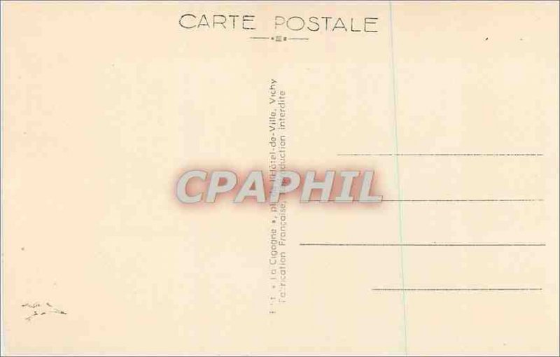 Old Postcard Place Allard Royat Entree Park and Boulevard Bazin