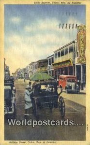Calle Bolivar Colon Republic of Panama 1941 
