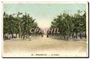 Old Postcard Marseille Prado