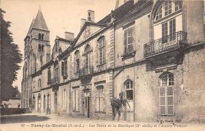 BF4685 paray le monial les tours de la basilique france