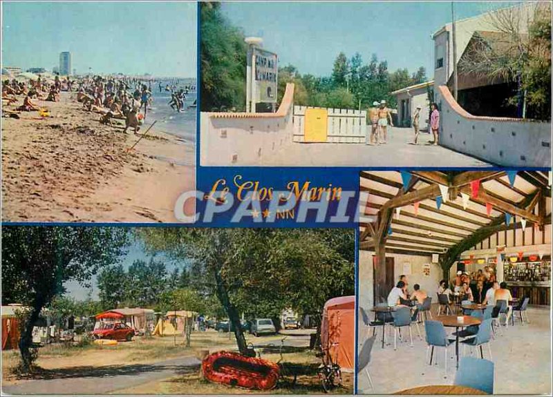 Postcard Modern Valras Plage Le Clos Marin Caravan Elysees Avenue