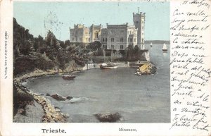 Lot 82 trieste miramare castle italy boat sent to Ploiesti