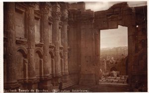 Lot219 baalbeck temple de bacchus decoration interieure Lebanon real photo