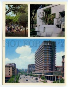 488644 Armenia YEREVAN Monument Poet Sayat-Nova & HOTEL Ani 1974 poster USSR